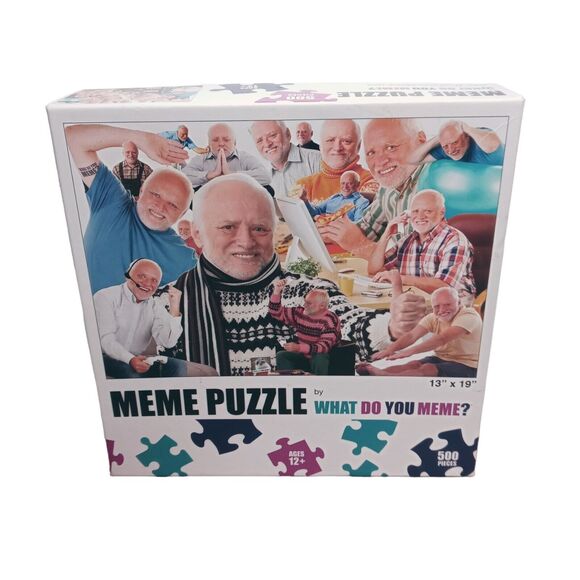 Hide the Pain Harold Puzzle - 500 PC Meme Fun - Picture 4 of 14